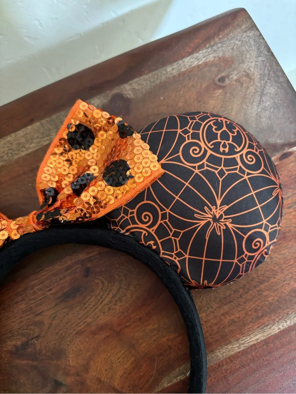 Halloween Minnie Mouse Ears Headband